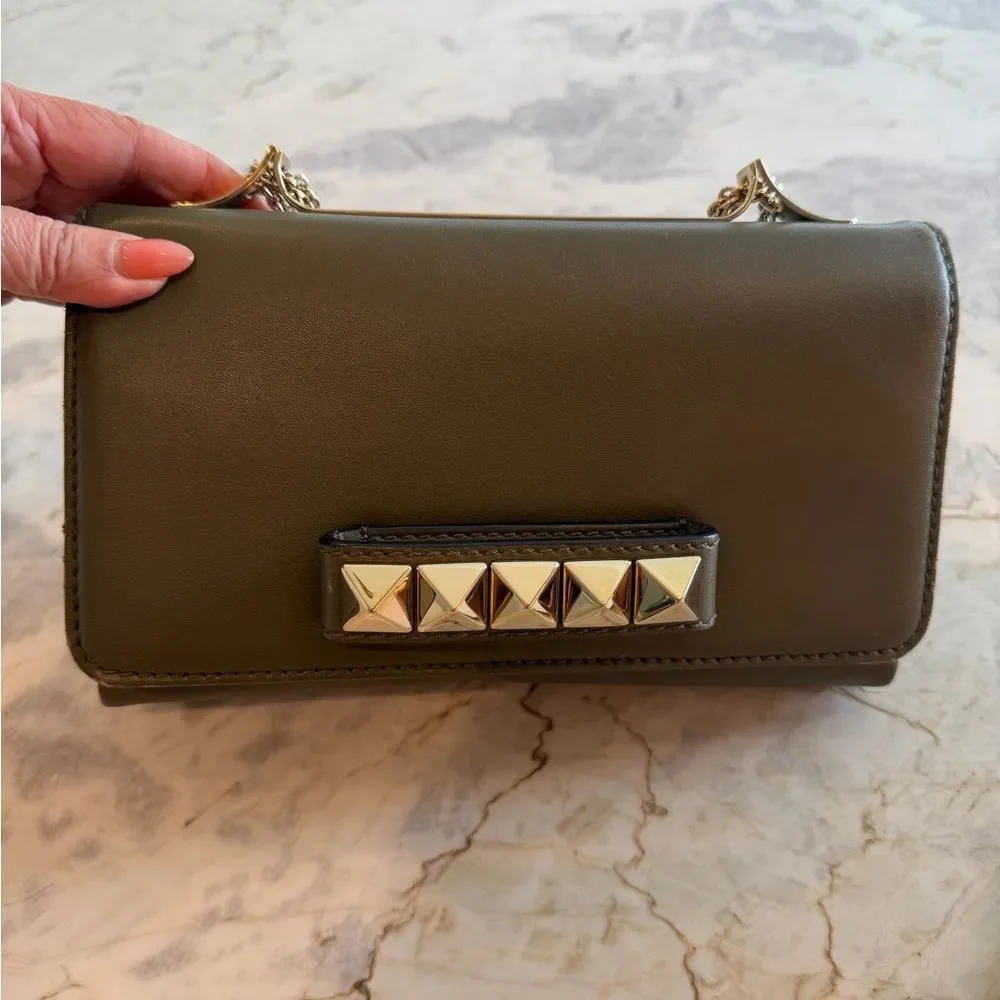 Valentino Garavani Rockstud VaVa Voom Olive Green handbag